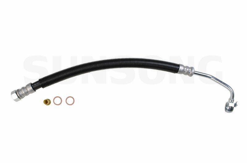 Sunsong 3401499 Power Steering Pressure Line Hose Assembly - From Pump