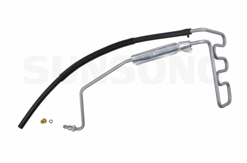 Sunsong 3401504 Power Steering Return Line Hose Assembly - From Gear