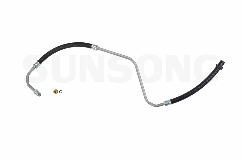 Sunsong 3401518 Power Steering Return Line Hose Assembly - Gear To Cooler
