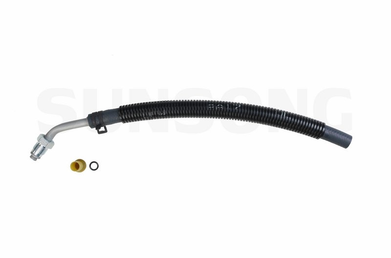 Sunsong 3401591 Power Steering Return Line Hose Assembly - Gear To Cooler