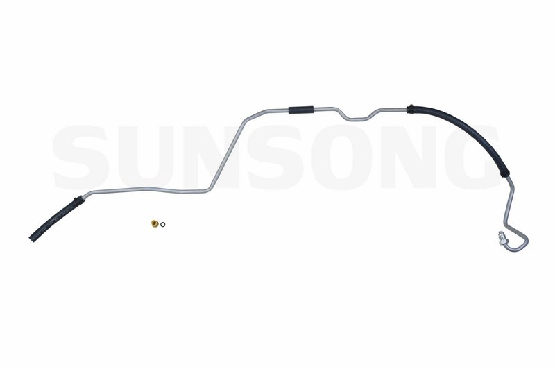 Sunsong 3401634 Power Steering Return Line Hose Assembly - Gear To Cooler