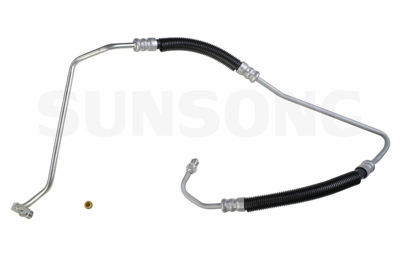Sunsong 3401674 Power Steering Pressure Line Hose Assembly - Pump To Hydroboost