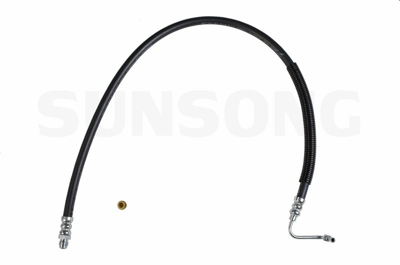 Sunsong 3401747 Power Steering Pressure Line Hose Assembly - Control Valve End
