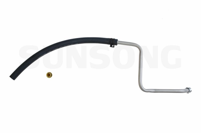 Sunsong 3401778 Power Steering Return Line Hose Assembly - From Gear