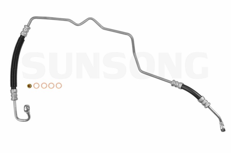 Sunsong 3401824 Power Steering Pressure Line Hose Assembly