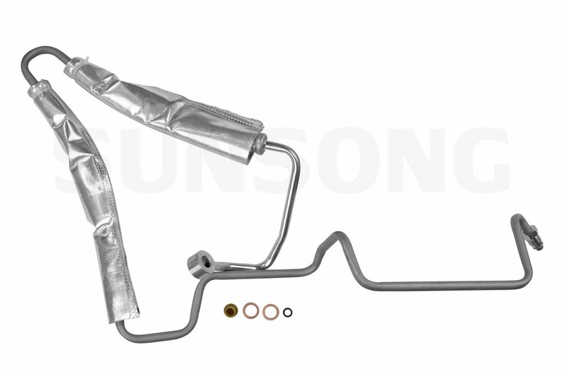 Sunsong 3401845 Power Steering Pressure Line Hose Assembly - Pump To Gear