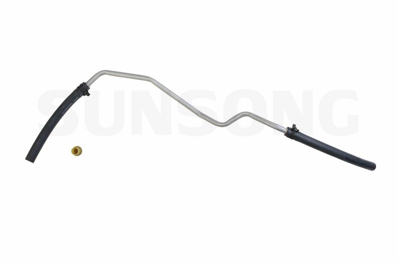 Sunsong 3401875 Power Steering Return Line Hose Assembly - Cooler To Reservoir