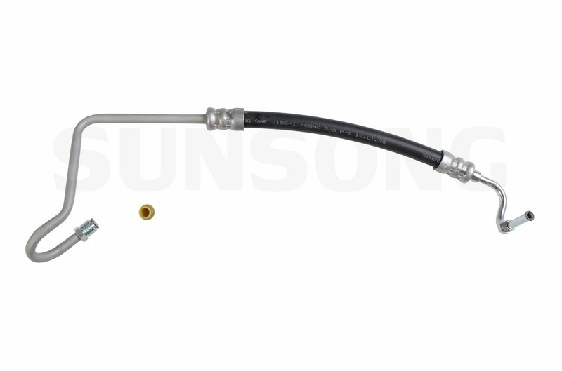 Sunsong 3401982 Power Steering Pressure Line Hose Assembly - Hydroboost To Gear