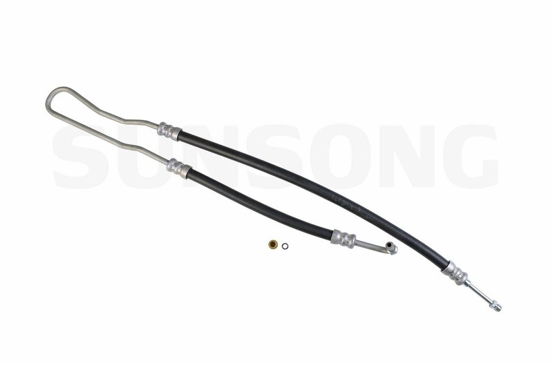 Sunsong 3402004 Power Steering Pressure Line Hose Assembly - Pump End