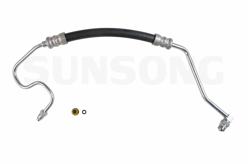 Sunsong 3402116 Power Steering Pressure Line Hose Assembly - Hydroboost To Gear
