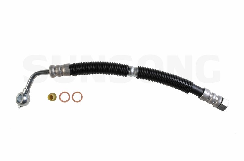 Sunsong 3402134 Power Steering Pressure Line Hose Assembly - From Pump