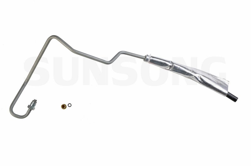 Sunsong 3402135 Power Steering Return Line Hose Assembly - From Gear