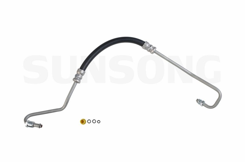 Sunsong 3402153 Power Steering Pressure Line Hose Assembly - Hydroboost To Gear