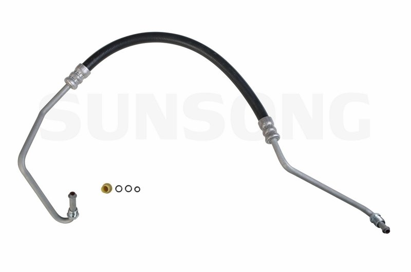 Sunsong 3402177 Power Steering Pressure Line Hose Assembly - Hydroboost To Gear