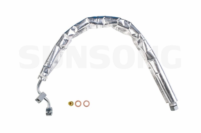 Sunsong 3402240 Power Steering Pressure Line Hose Assembly - From Pump
