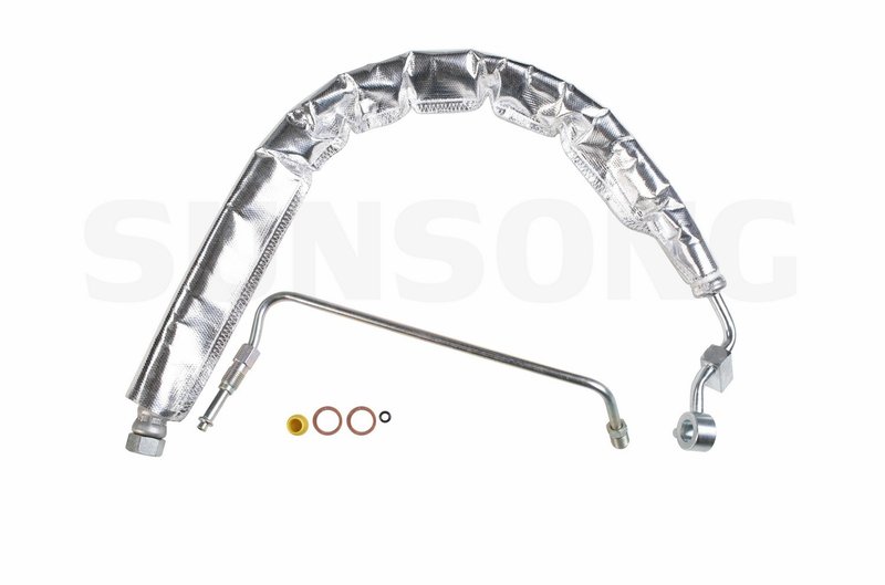 Sunsong 3402257 Power Steering Pressure Line Hose Assembly - Pump To Rack