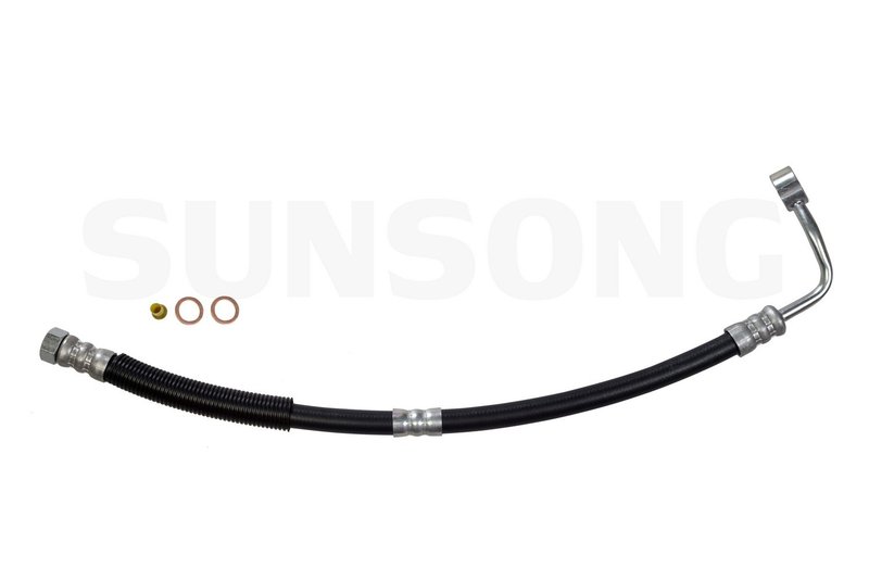 Sunsong 3402259 Power Steering Pressure Line Hose Assembly - From Pump