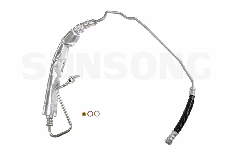 Sunsong 3402282 Power Steering Pressure Line Hose Assembly - From Pump