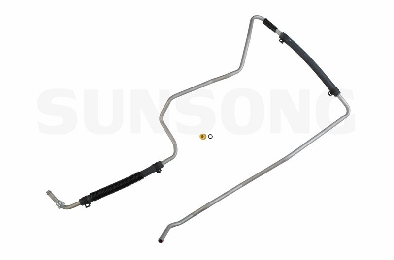 Sunsong 3402297 Power Steering Return Line Hose Assembly - From Gear