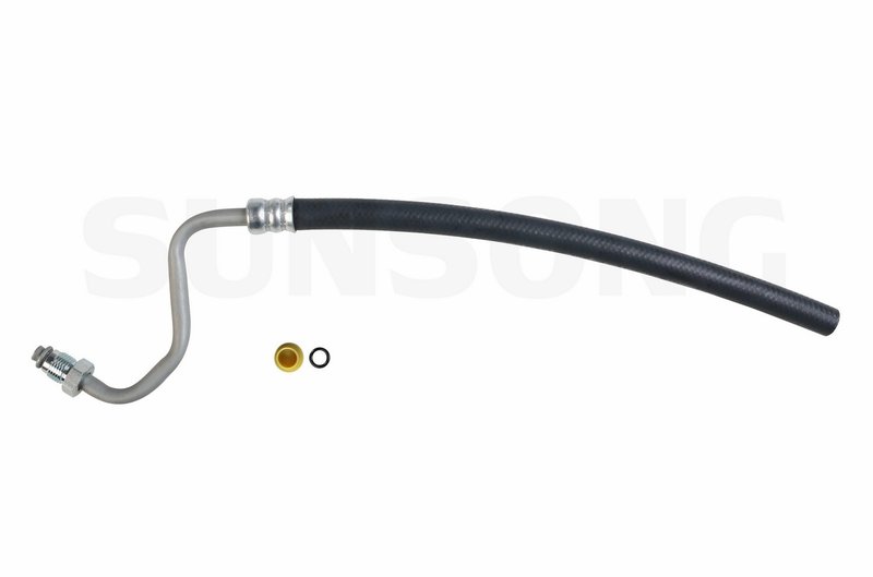 Sunsong 3402310 Power Steering Return Line Hose Assembly - Gear To Cooler