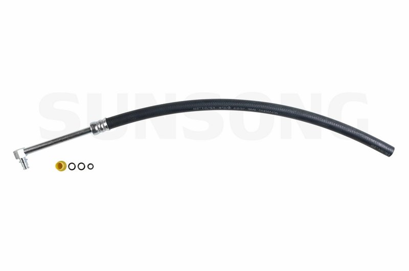 Sunsong 3402321 Power Steering Return Line Hose Assembly - Gear To Cooler