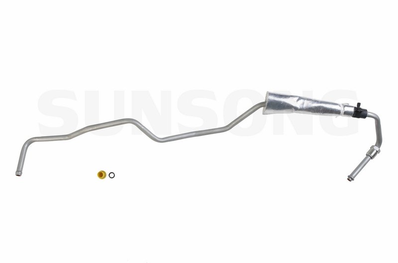Sunsong 3402332 Power Steering Return Line Hose Assembly - From Gear