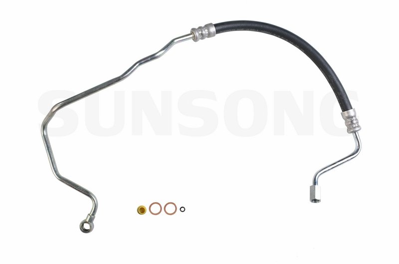 Sunsong 3402333 Power Steering Pressure Line Hose Assembly - From Pump