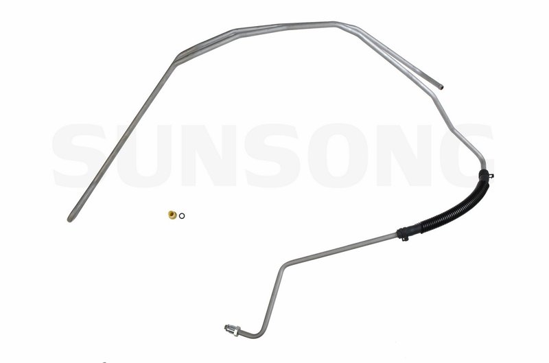 Sunsong 3402354 Power Steering Return Line Hose Assembly - From Gear