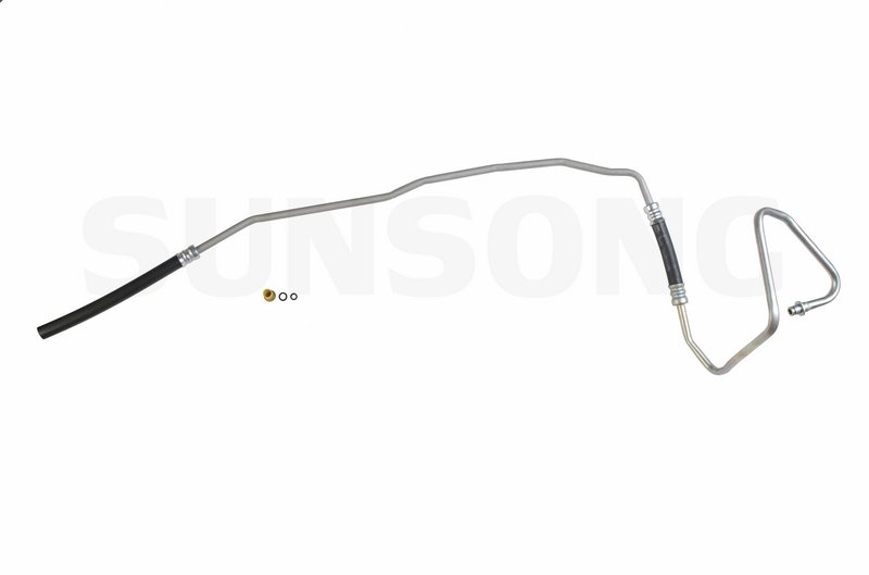 Sunsong 3402355 Power Steering Return Line Hose Assembly - Gear To Pipe