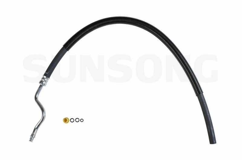 Sunsong 3402375 Power Steering Return Line Hose Assembly - Gear To Cooler