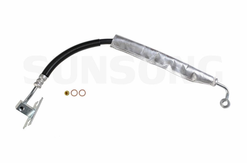 Sunsong 3402378 Power Steering Pressure Line Hose Assembly - From Pump