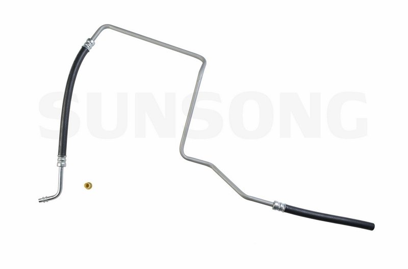 Sunsong 3402401 Power Steering Return Line Hose Assembly - Gear To Cooler