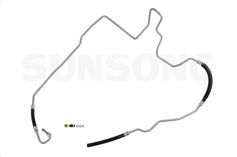 Sunsong 3402405 Power Steering Return Line Hose Assembly - Gear To Reservoir