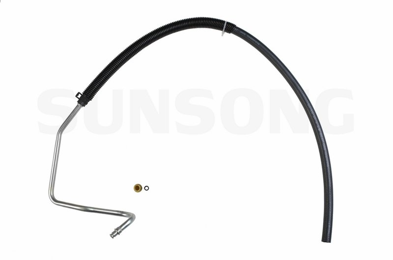 Sunsong 3402423 Power Steering Return Line Hose Assembly - Gear To Cooler or Gear To Pipe