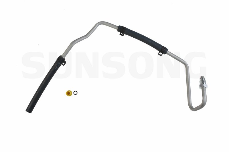 Sunsong 3402424 Power Steering Return Line Hose Assembly - Gear To Cooler
