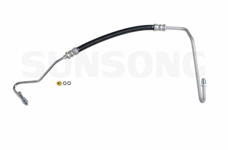 Sunsong 3402452 Power Steering Pressure Line Hose Assembly - Hydroboost To Gear