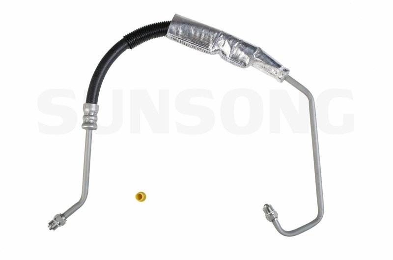 Sunsong 3402455 Power Steering Pressure Line Hose Assembly - Pump To Hydroboost
