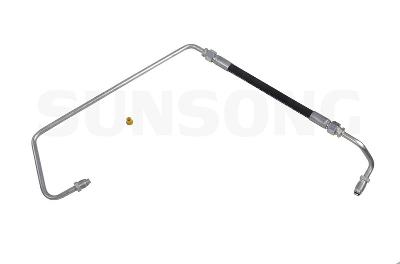 Sunsong 3402495 Power Steering Pressure Line Hose Assembly - From Pump To Hydraulic Fan Motor