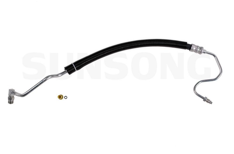 Sunsong 3402543 Power Steering Pressure Line Hose Assembly - Hydroboost To Gear or Hydroboost To Gear (Lower)