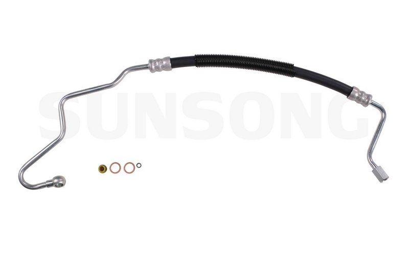 Sunsong 3402561 Power Steering Pressure Line Hose Assembly - From Pump