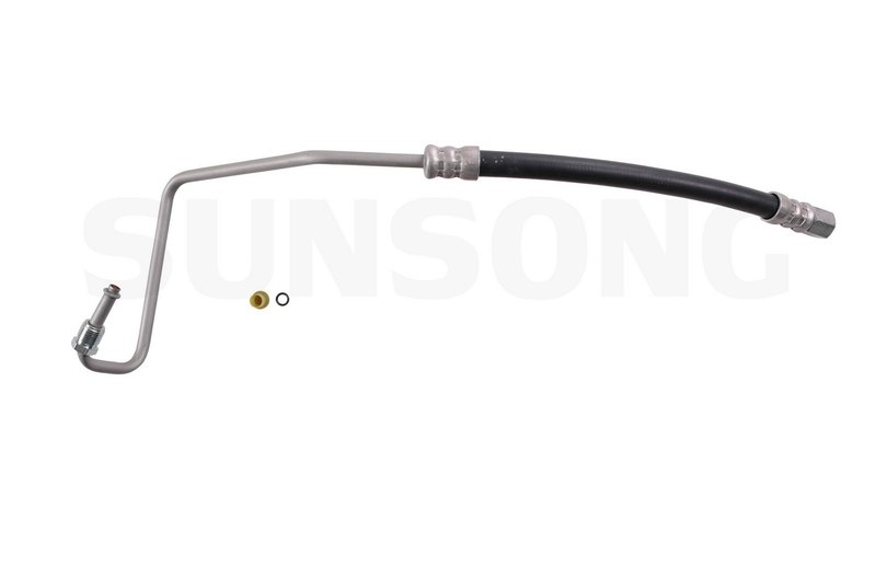 Sunsong 3402603 Power Steering Pressure Line Hose Assembly - Pump To Hydroboost (Hydroboost End)