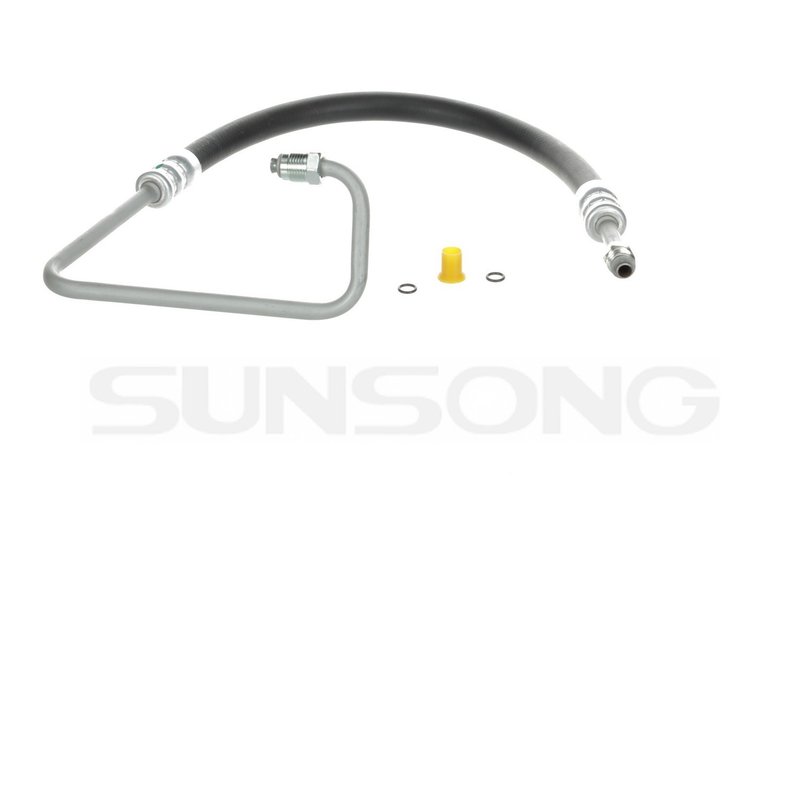 Sunsong 3402610 Power Steering Pressure Line Hose Assembly - Pump To Hydroboost