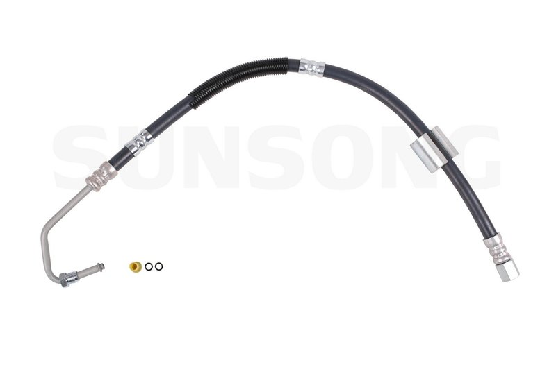 Sunsong 3402742 Power Steering Pressure Line Hose Assembly - Pump To Hydroboost