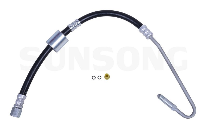 Sunsong 3402856 Power Steering Pressure Line Hose Assembly - Pump To Hydroboost