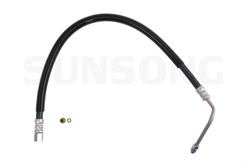 Sunsong 3402857 Power Steering Pressure Line Hose Assembly - Hydroboost To Gear