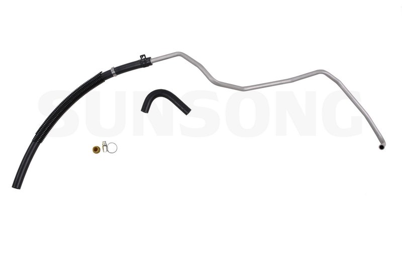 Sunsong 3402902 Power Steering Return Line Hose Assembly - Cooler To Reservoir