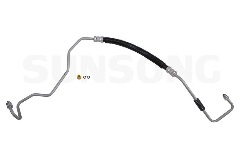 Sunsong 3402964 Power Steering Pressure Line Hose Assembly - Hydroboost To Gear