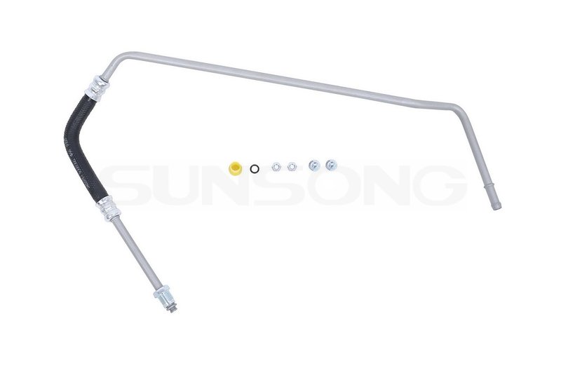 Sunsong 3402975 Power Steering Return Line Hose Assembly - From Gear