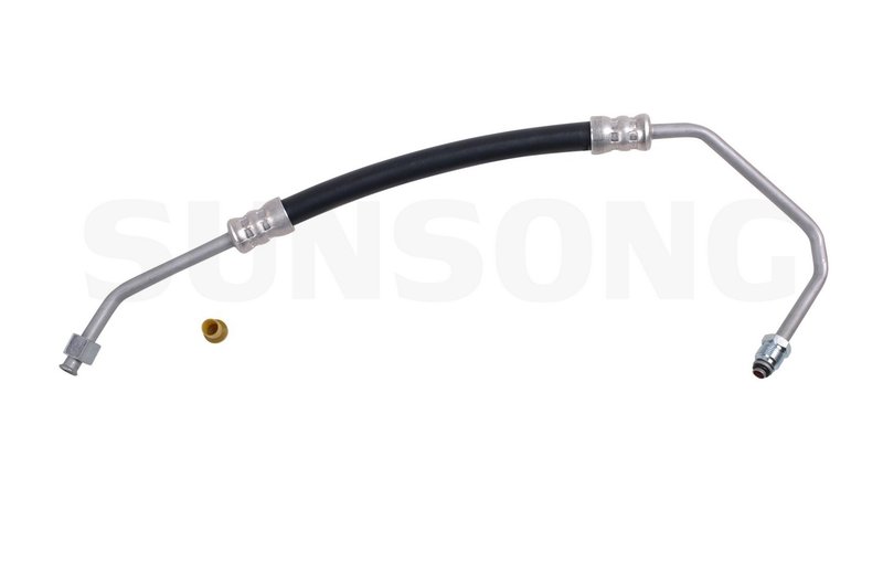 Sunsong 3403026 Power Steering Pressure Line Hose Assembly - Pump To Hydroboost