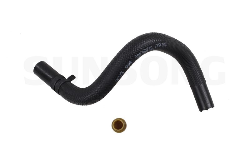 Sunsong 3403687 Power Steering Return Line Hose Assembly - Cooler To Pipe